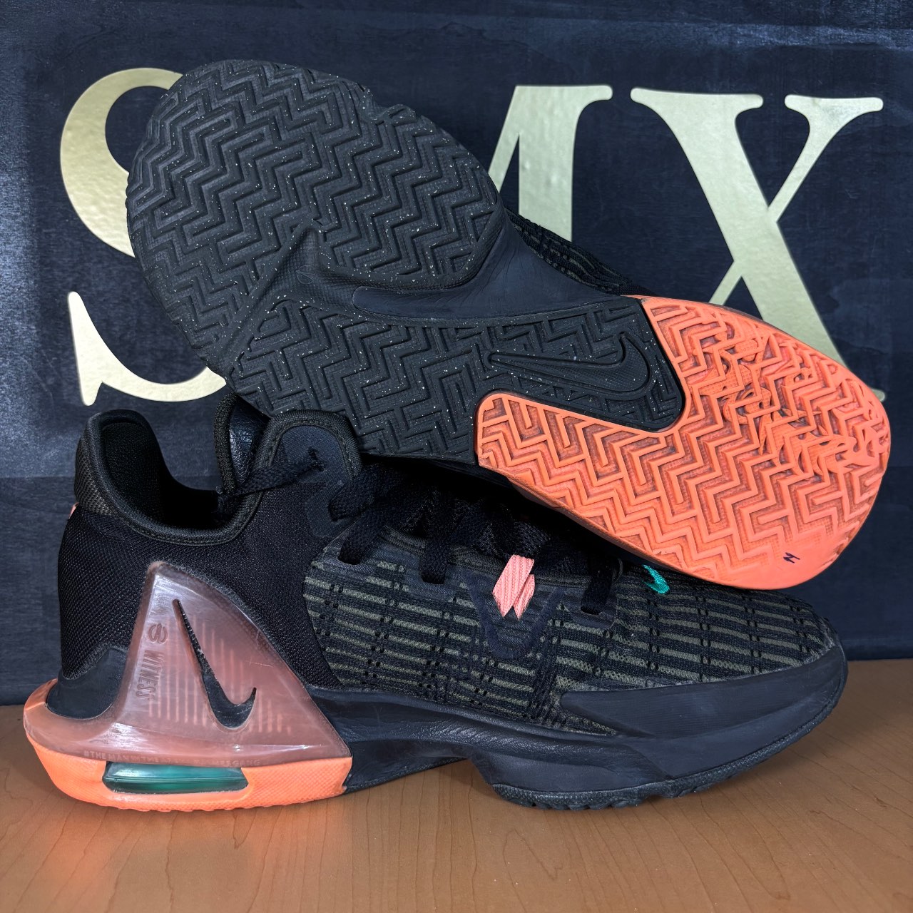 Nike LeBron Witness 7 Black/White-Orange · Foto 2