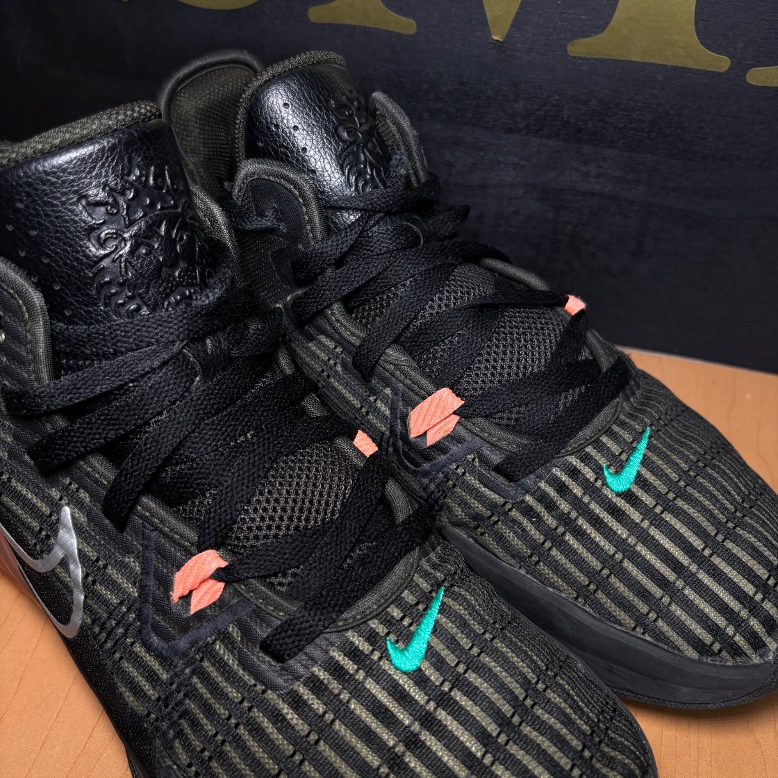 Nike LeBron Witness 7 Black/White-Orange · Foto 3