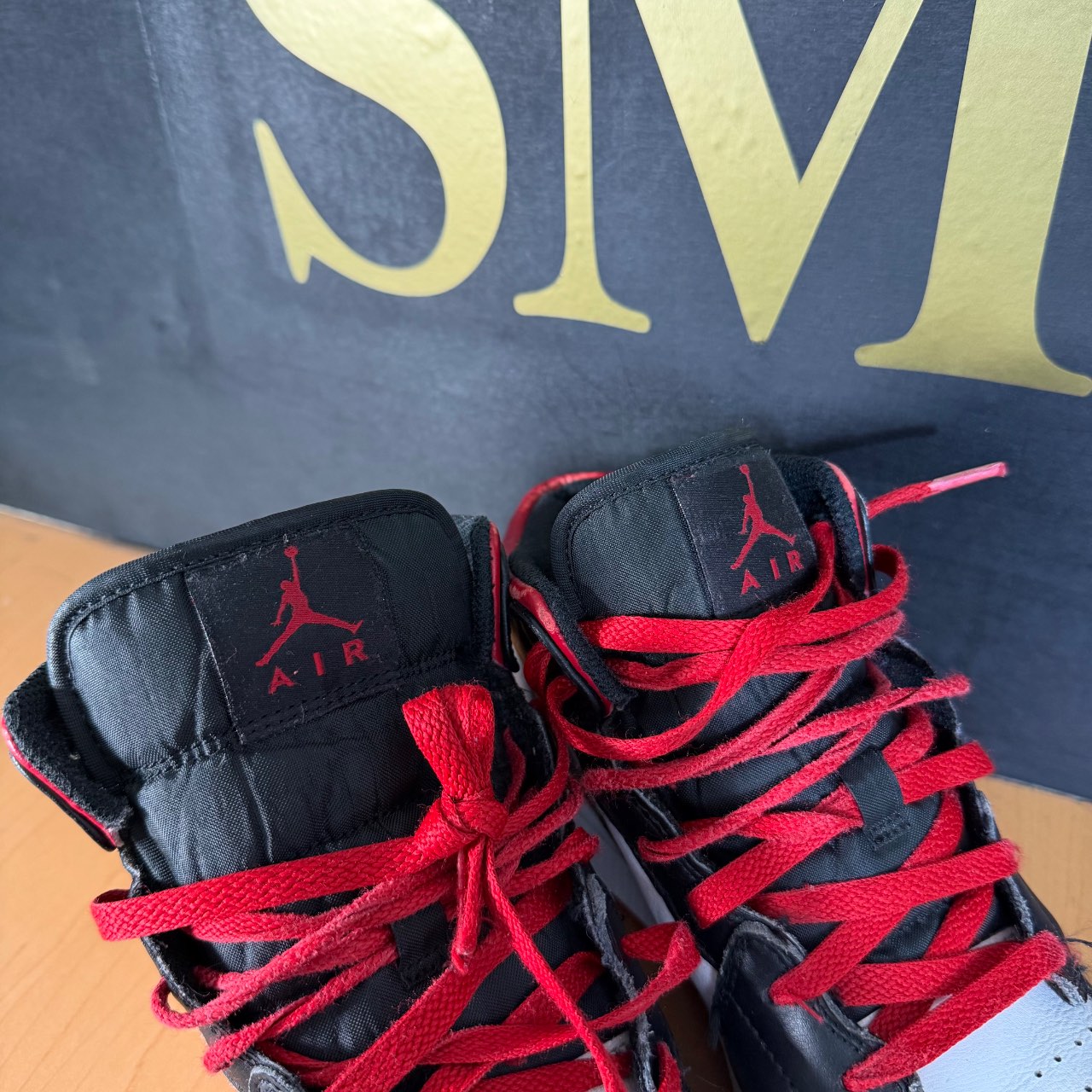 Air Jordan 1 Mid White/Gym Red/Black · Foto 4