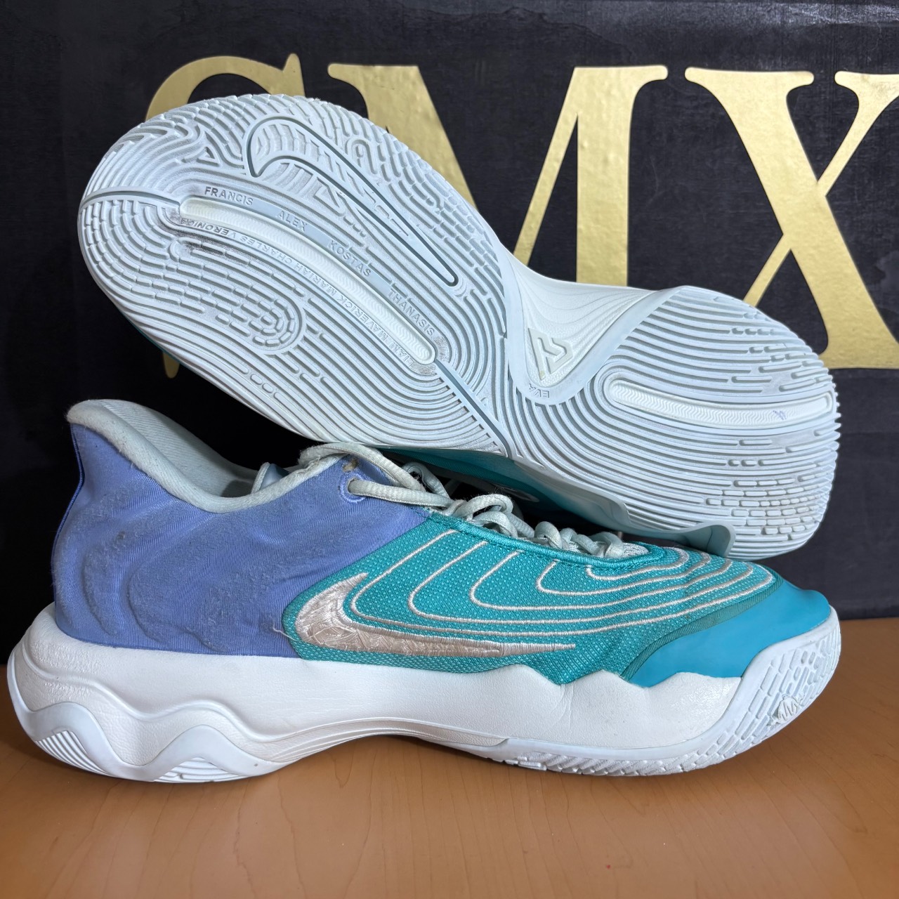 Nike Zoom Freak 4 Turquesa y azul degradado · Foto 2