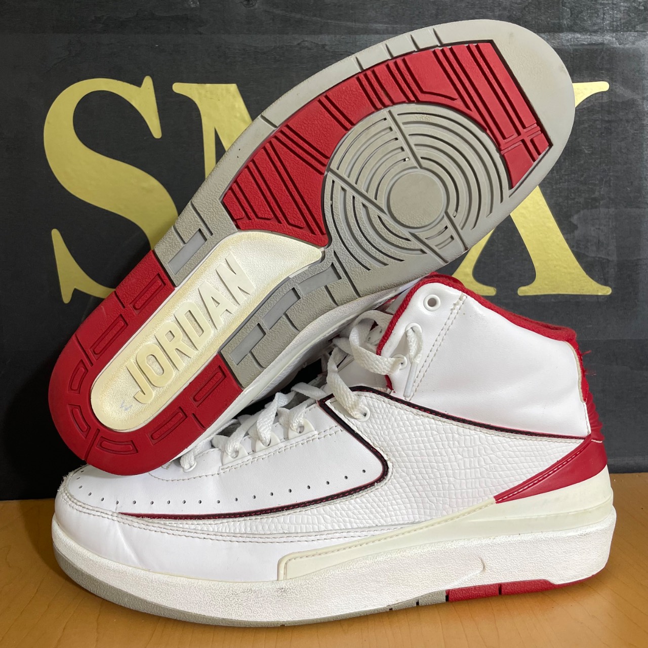 Air Jordan 2 Retro White/Varsity Red · Foto 2