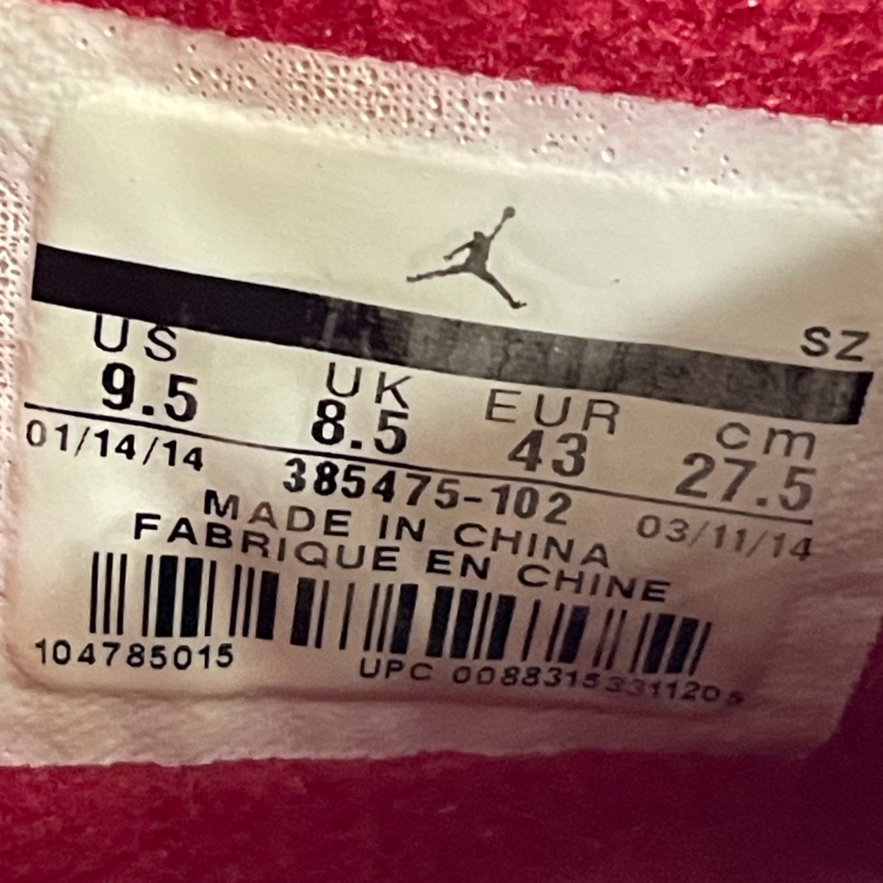 Air Jordan 2 Retro White/Varsity Red · Foto 6