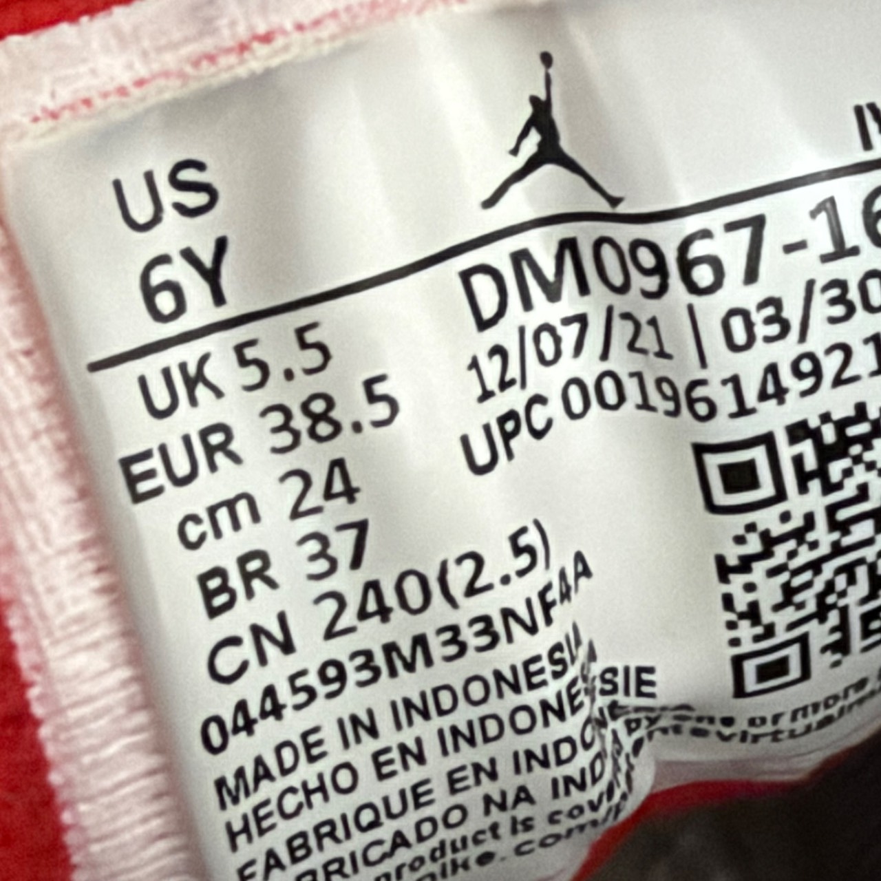 Air Jordan 3 White/Fire Red · Foto 6