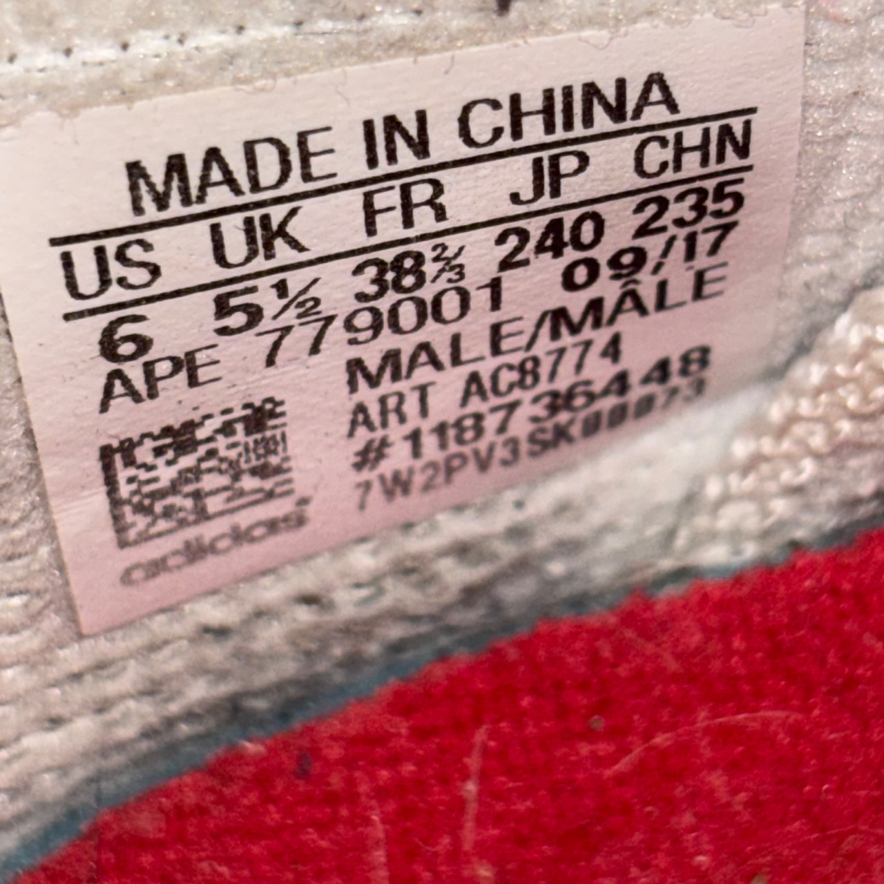 adidas EQT Cushion ADV Running White/Core Black/Light Scarlet · Foto 6
