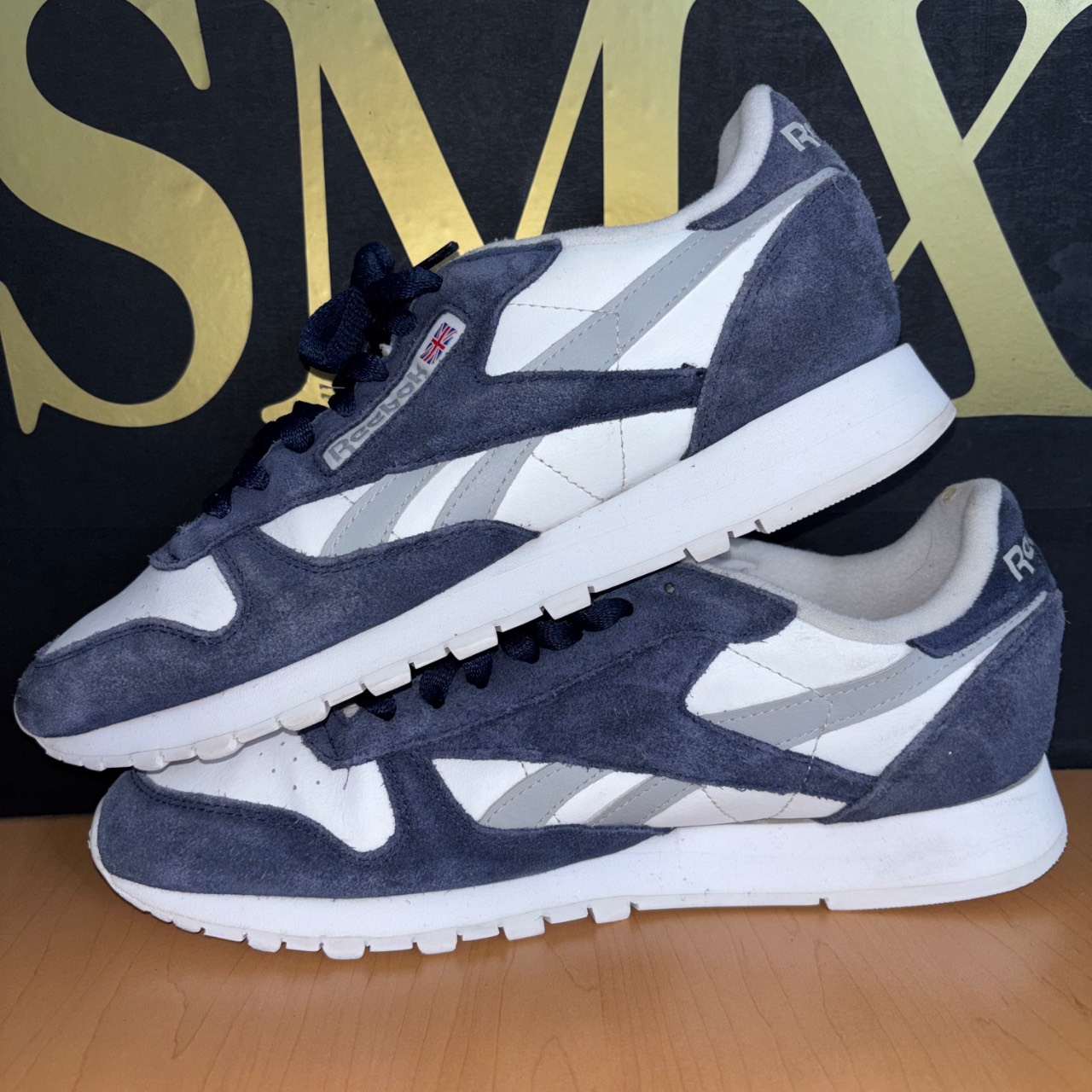 Reebok Classic Leather gris oscuro, blanco y gris claro · Foto 3