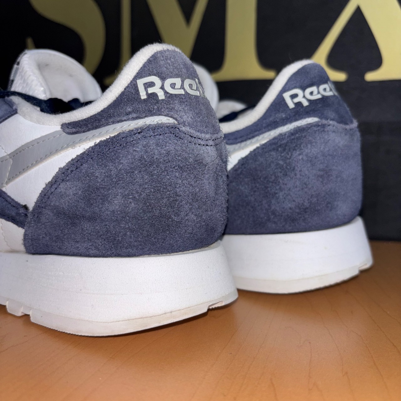 Reebok Classic Leather gris oscuro, blanco y gris claro · Foto 5
