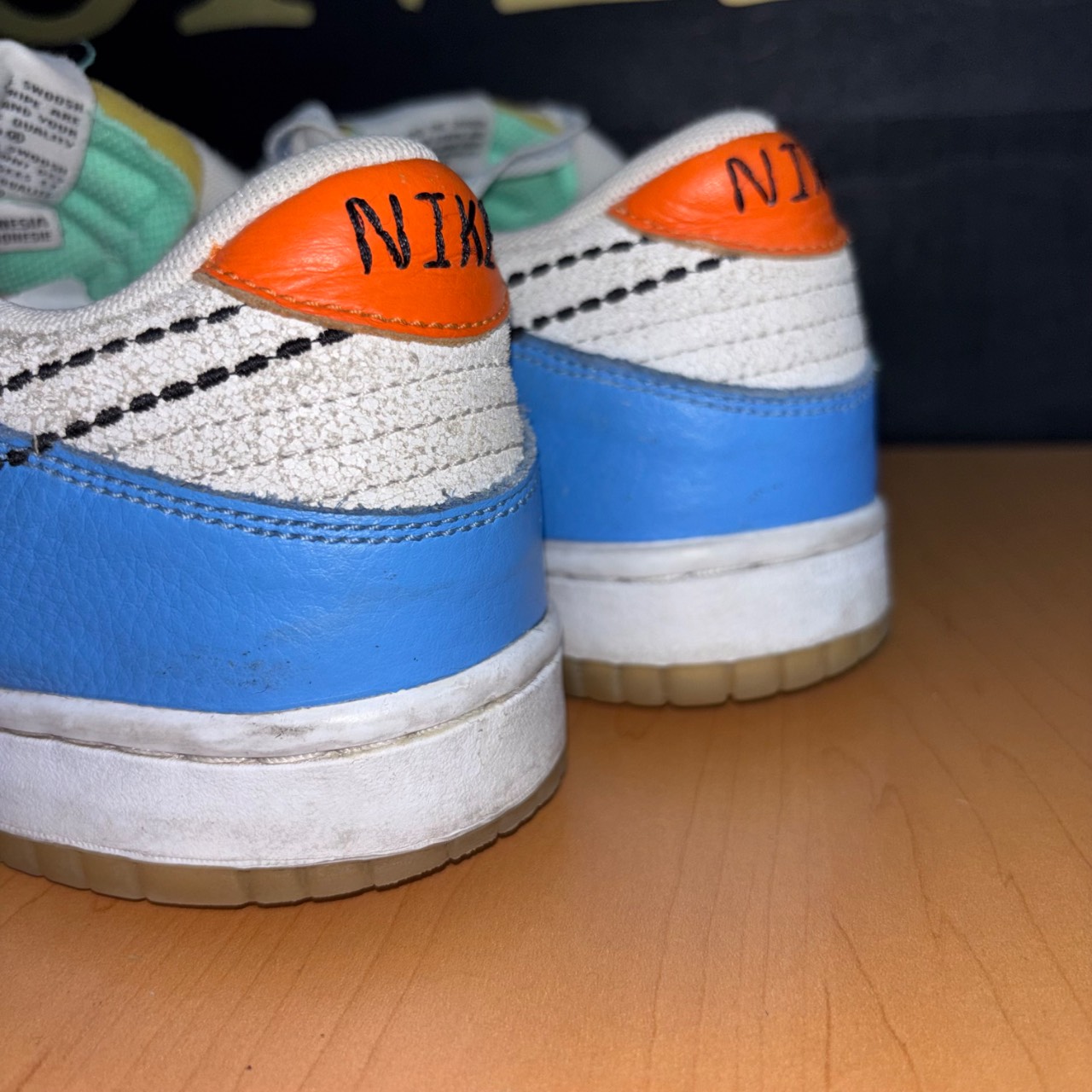 Nike Dunk Low SP White/Blue/Orange/Mint · Foto 5