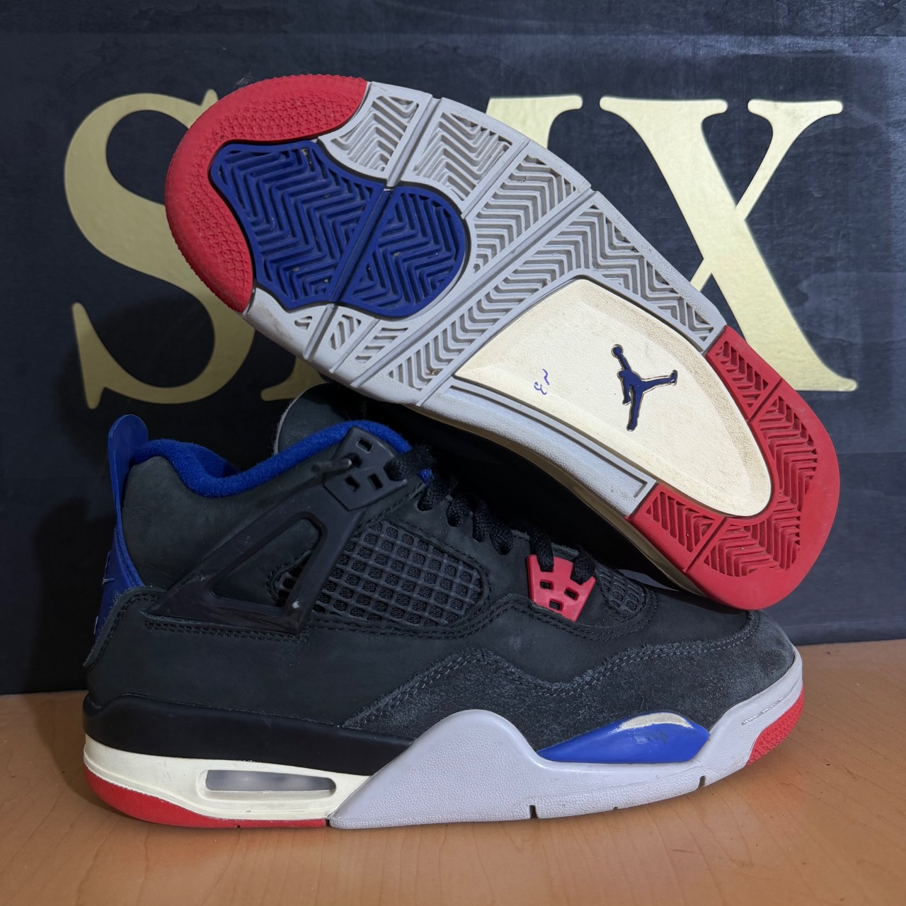 Air Jordan 4 Retro OG GS 'Black Canvas' · Foto 1