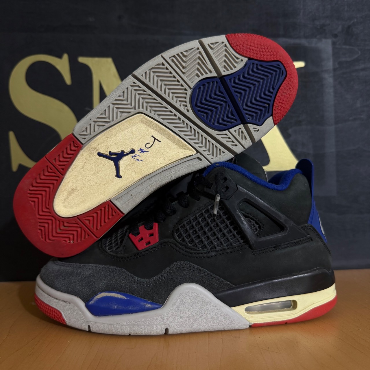 Air Jordan 4 Retro OG GS 'Black Canvas' · Foto 2