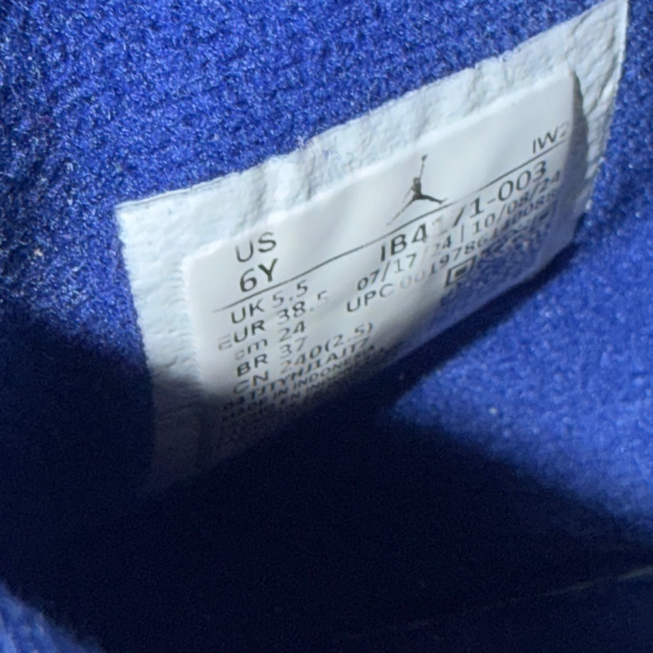 Air Jordan 4 Retro OG GS 'Black Canvas' · Foto 5