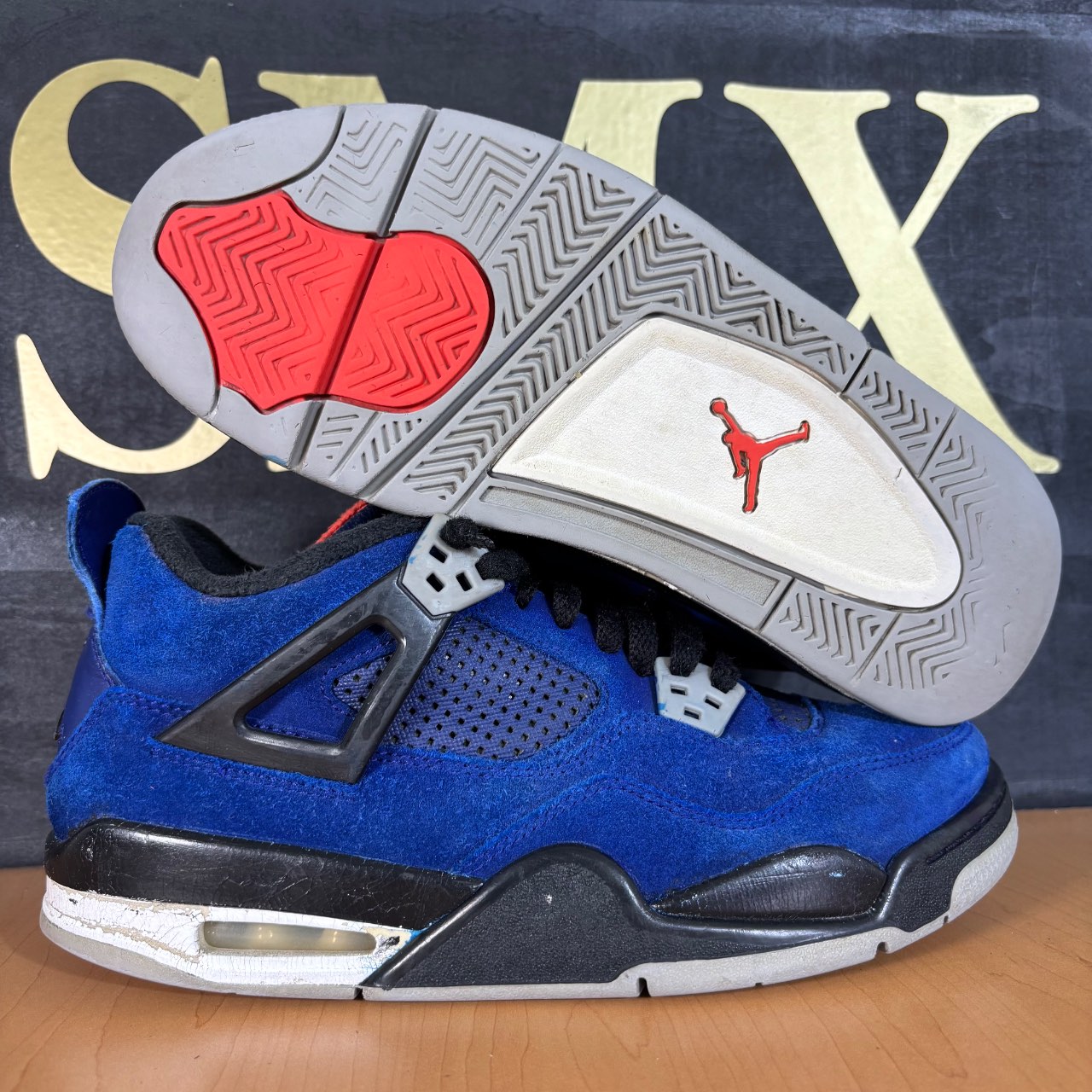 Air Jordan 4 Retro WNTR GS Loyal Blue/Black/White · Foto 1