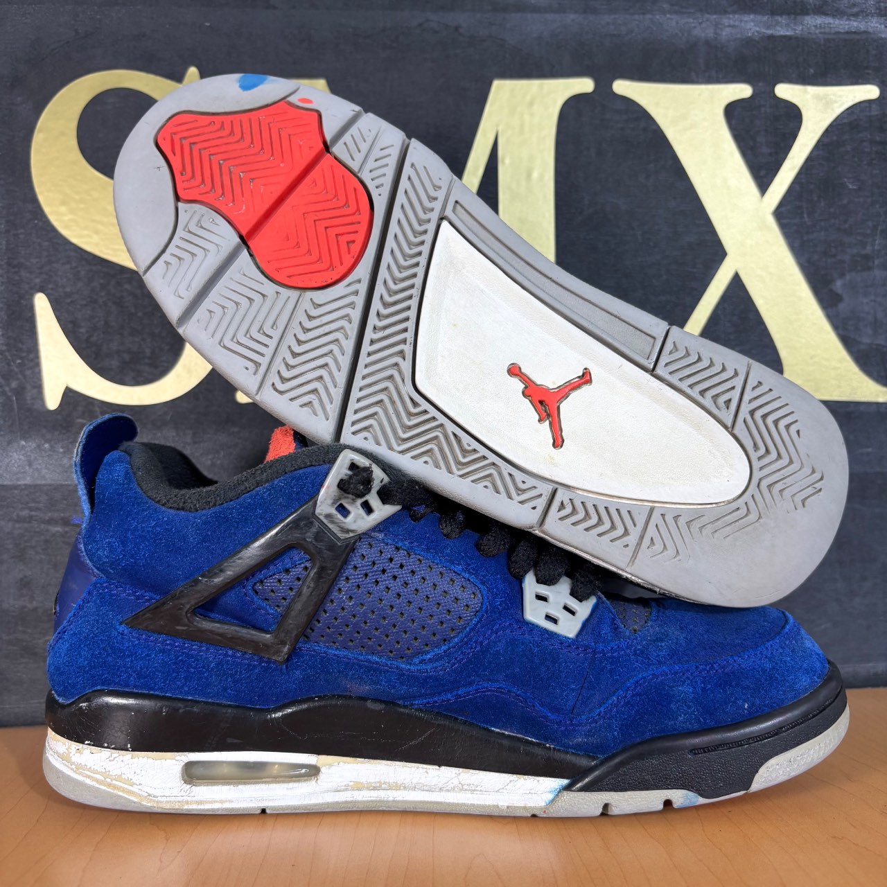Air Jordan 4 Retro WNTR GS Loyal Blue/Black/White · Foto 2