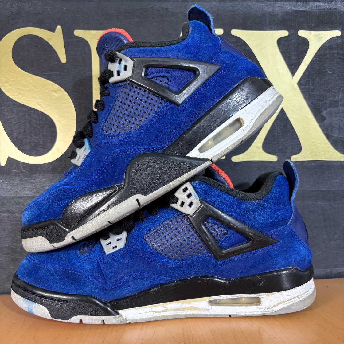 Air Jordan 4 Retro WNTR GS Loyal Blue/Black/White · Foto 5