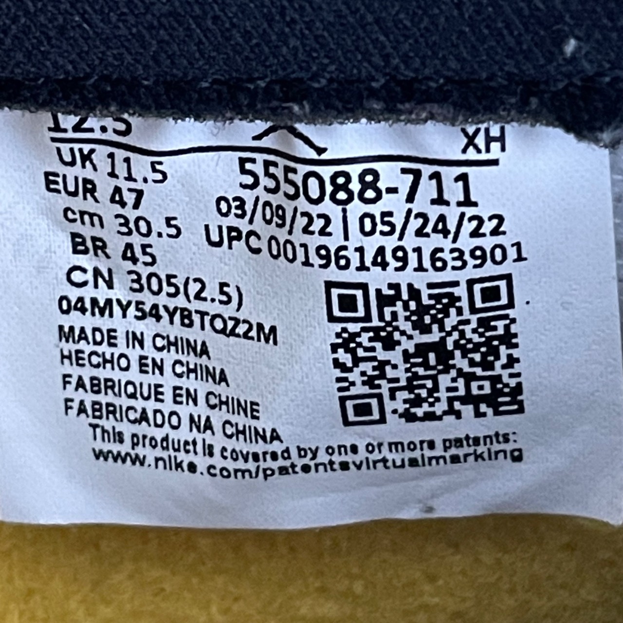 Air Jordan 1 Retro High OG 'Yellow Toe' · Foto 6