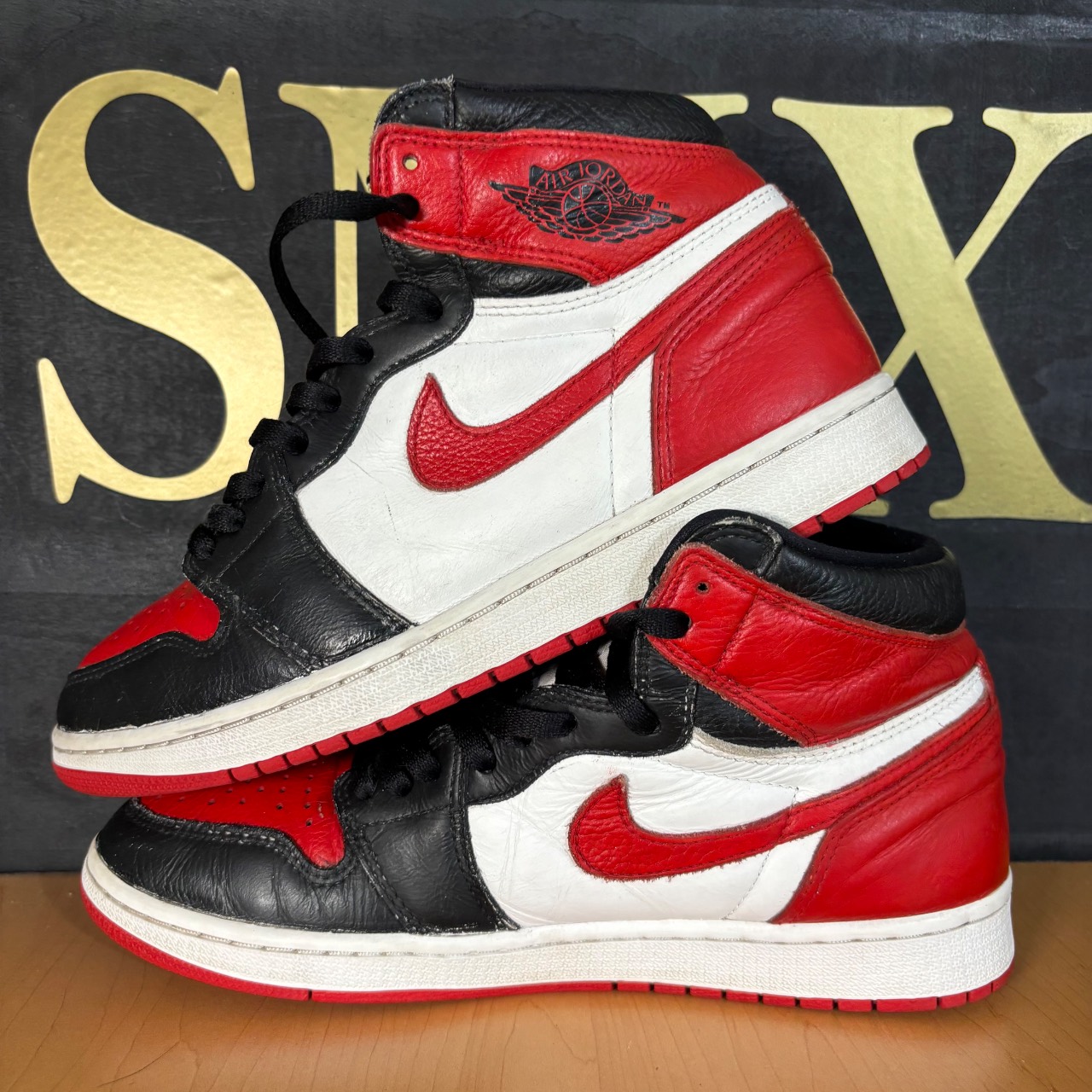 Air Jordan 1 Retro High OG White/University Red-Black · Foto 3