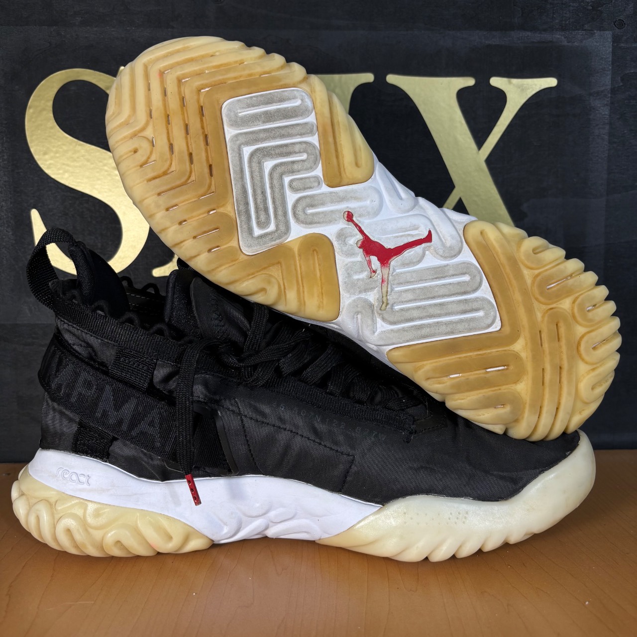 Jordan Proto-React Negro/Blanco · Foto 2