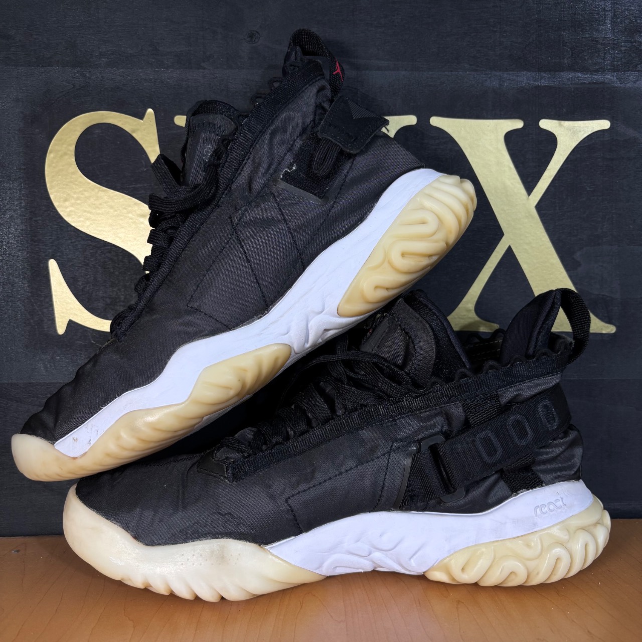 Jordan Proto-React Negro/Blanco · Foto 3