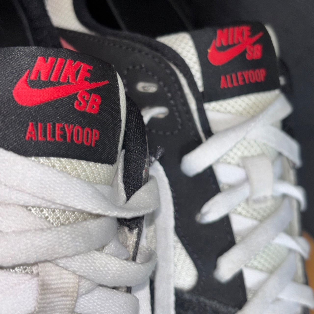 Nike SB Alleyoop blanco, negro y rojo · Foto 4