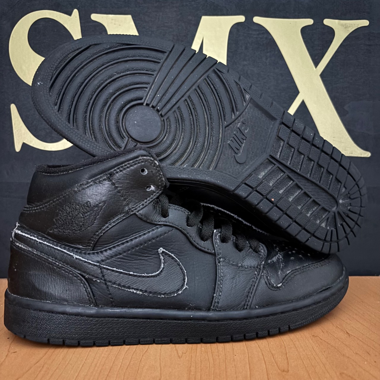 Air Jordan 1 Mid black · Foto 1