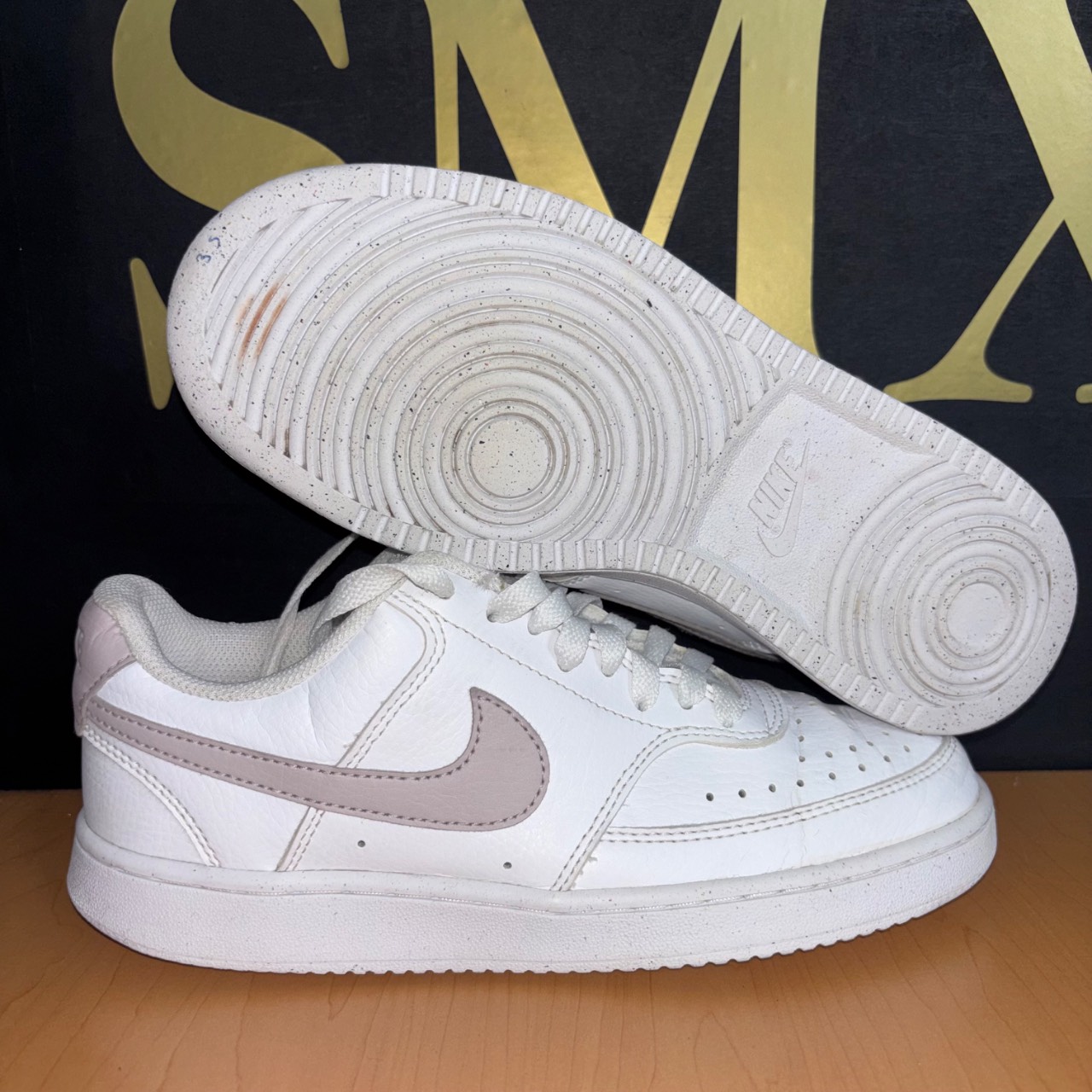 Nike Court Vision Low Next Nature Sail/Black/Vivid Green/White Onyx · Foto 1