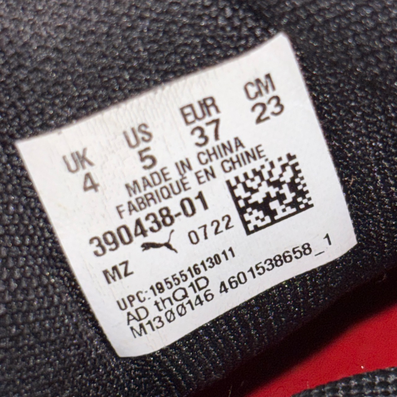 PUMA Rebound LayUp Lo Negro-Rojo-Blanco · Foto 6