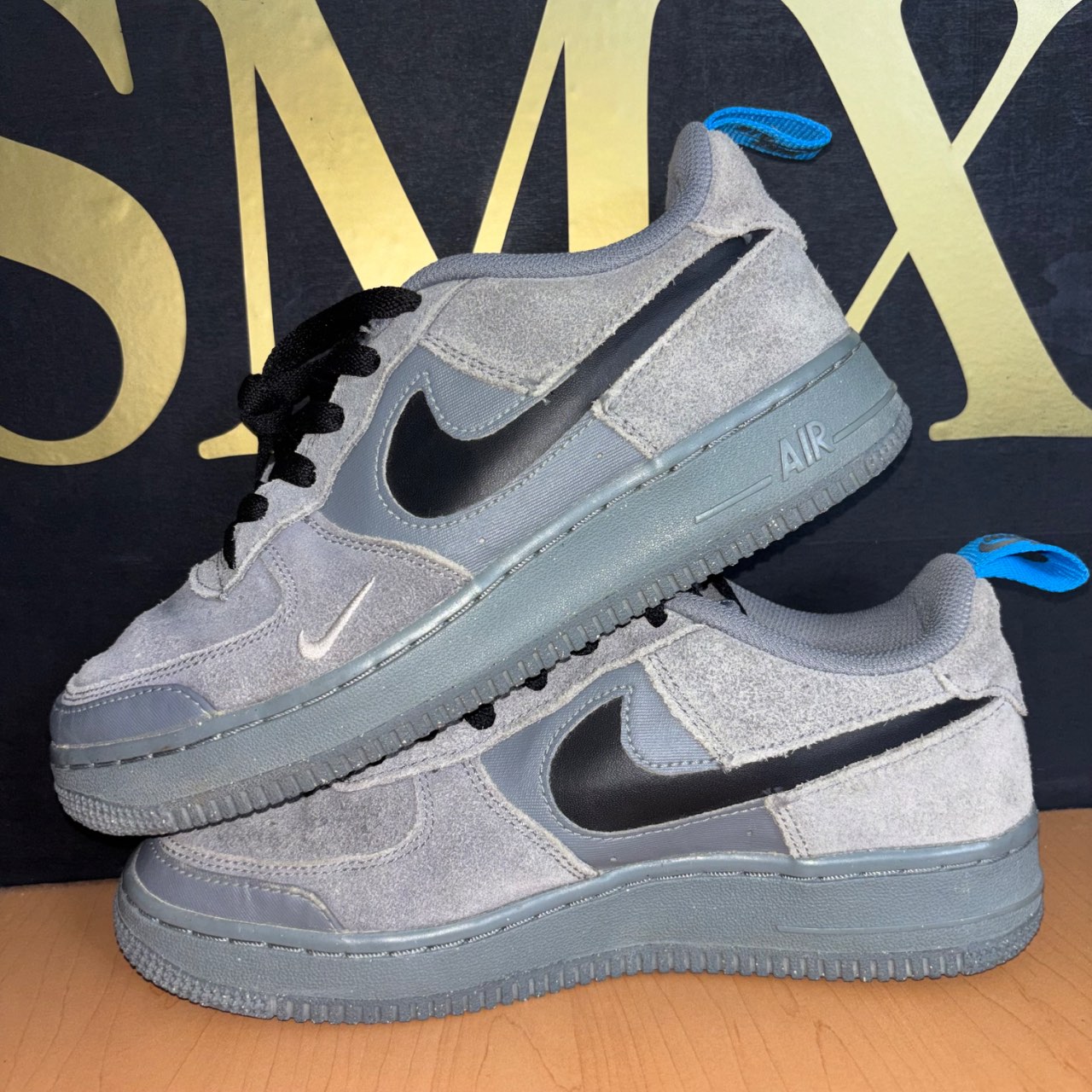 Nike Air Force 1 Low Smoke Grey/Black/Light Photo Blue · Foto 5