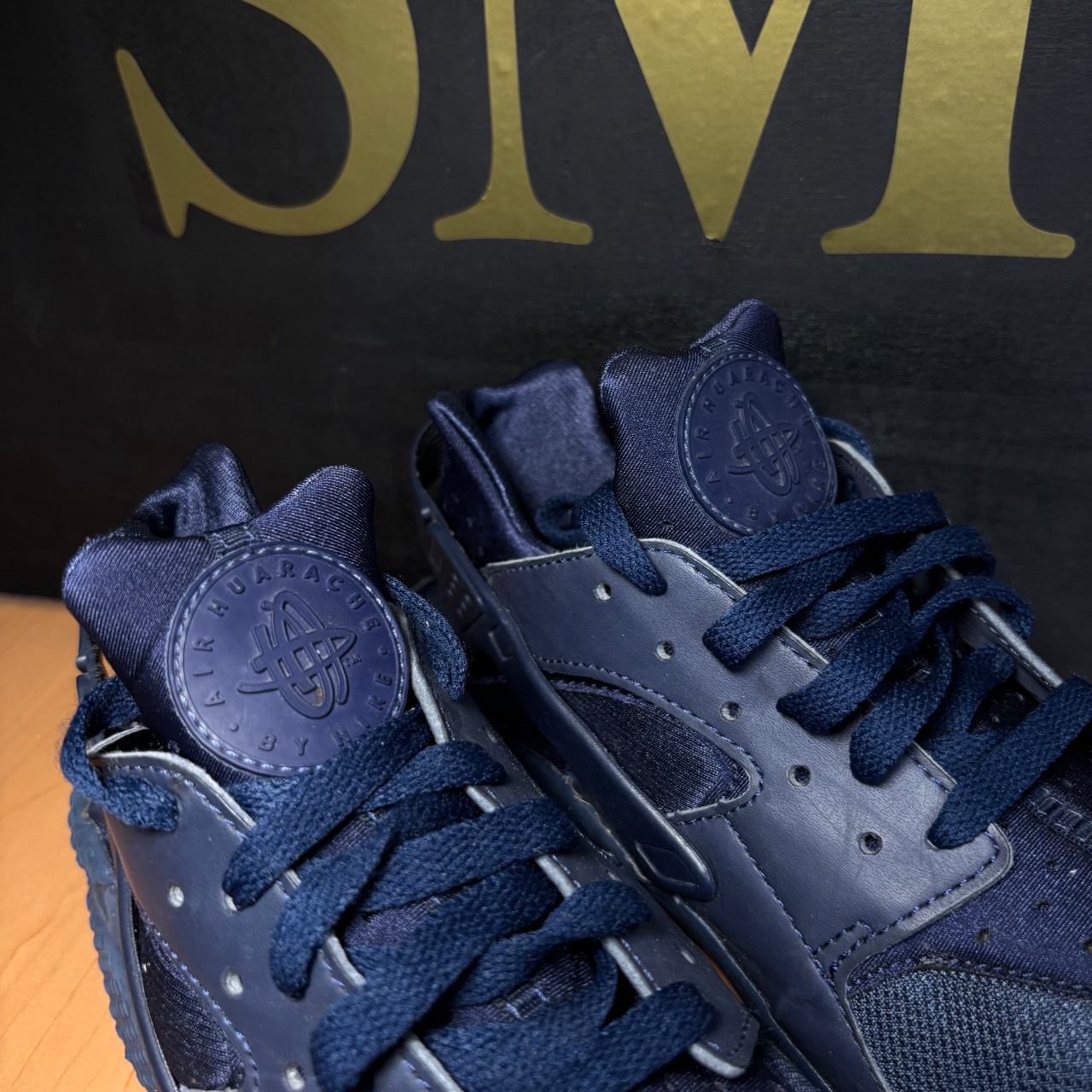 Nike Air Huarache Midnight Navy · Foto 5