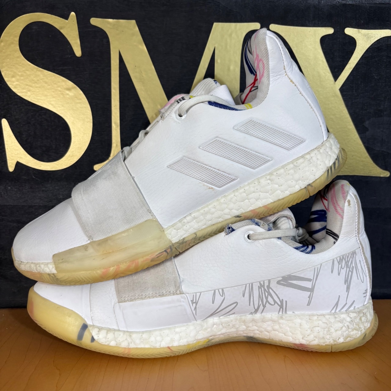 Adidas Harden Vol. 3 Blanco Multicolor · Foto 3
