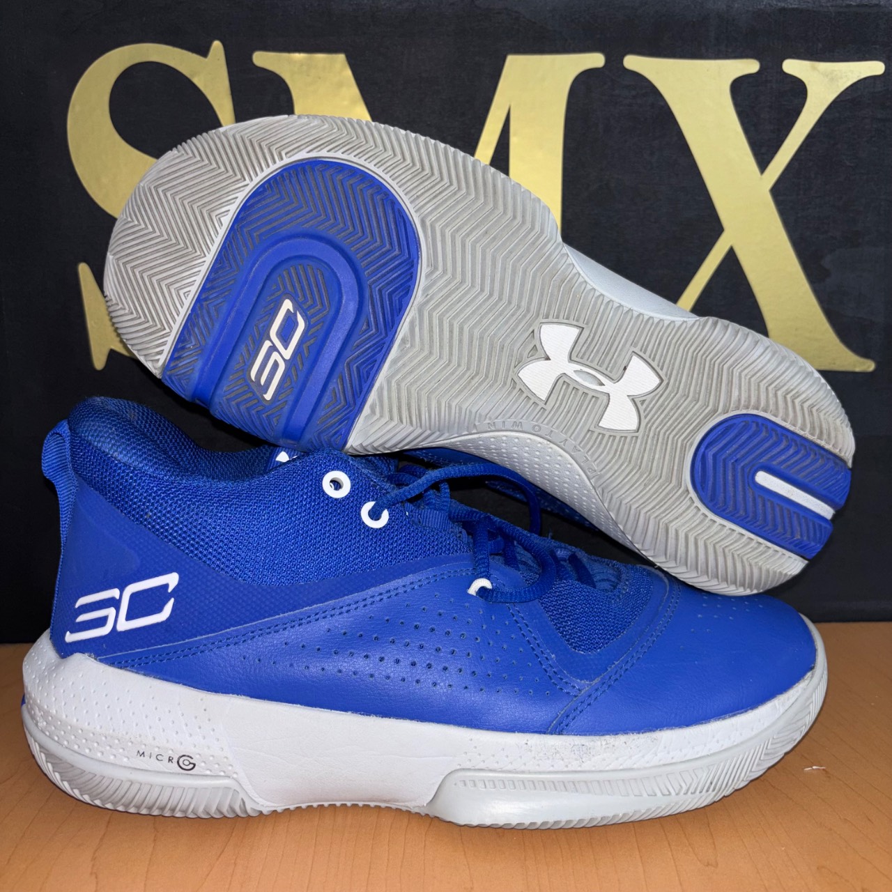 Under Armour Curry 3 Zero Azul con blanco · Foto 1