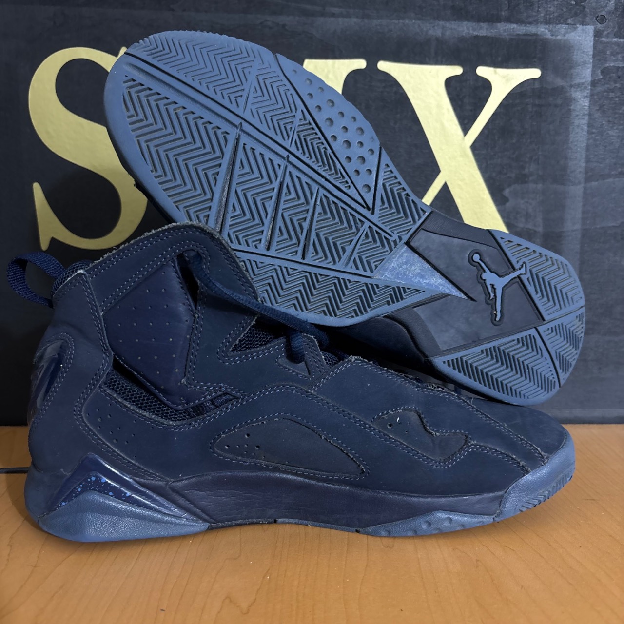 Jordan Retro 7 Negro/Azul oscuro · Foto 2