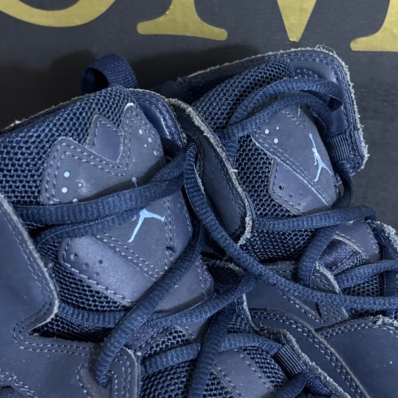 Jordan Retro 7 Negro/Azul oscuro · Foto 3