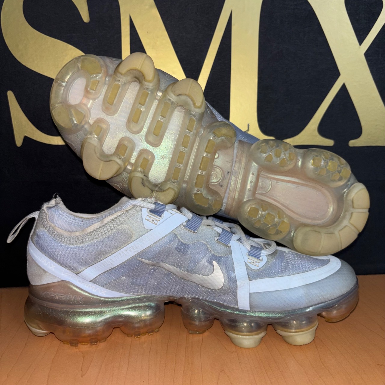 Nike Air VaporMax 2019 Blanco y gris claro · Foto 2