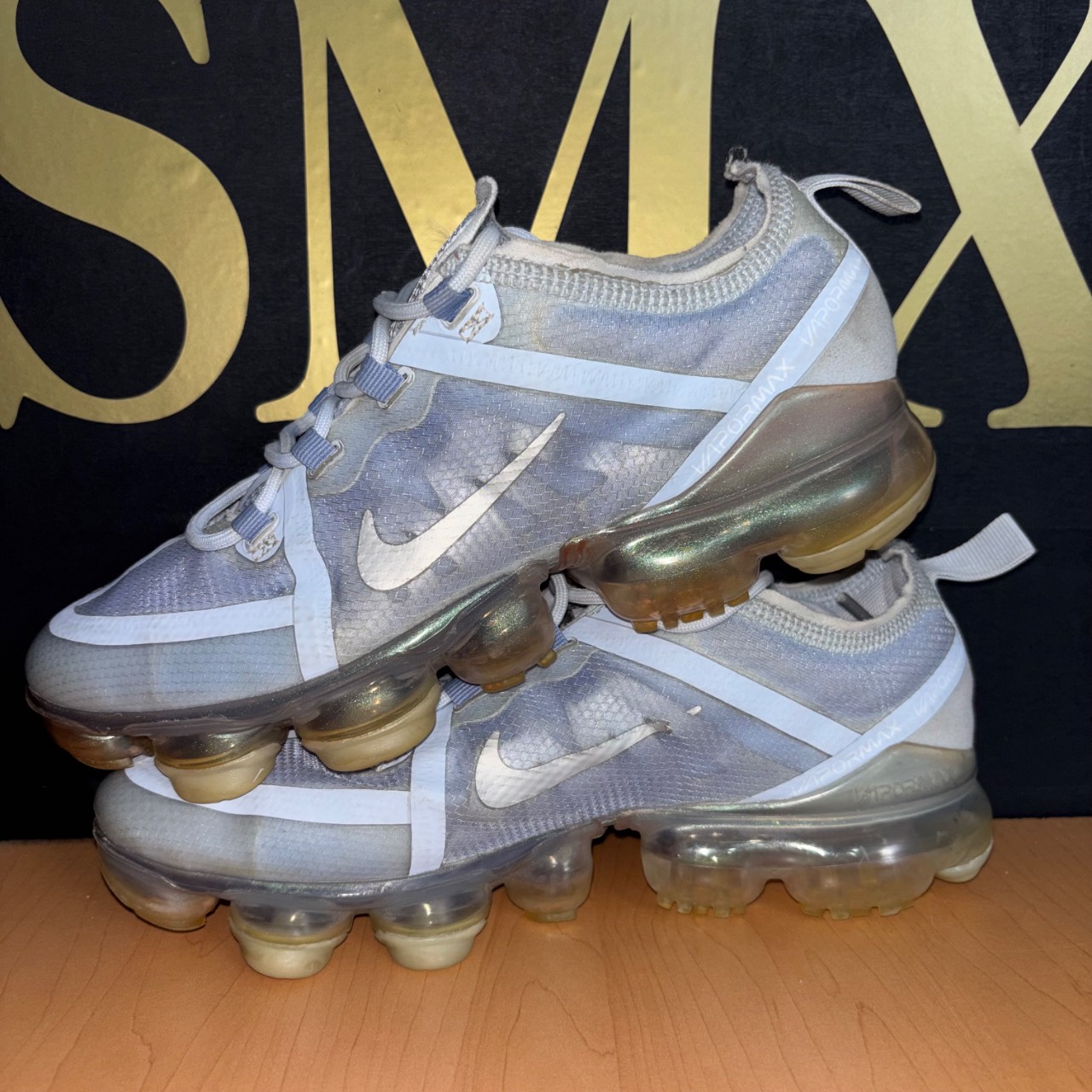 Nike Air VaporMax 2019 Blanco y gris claro · Foto 3