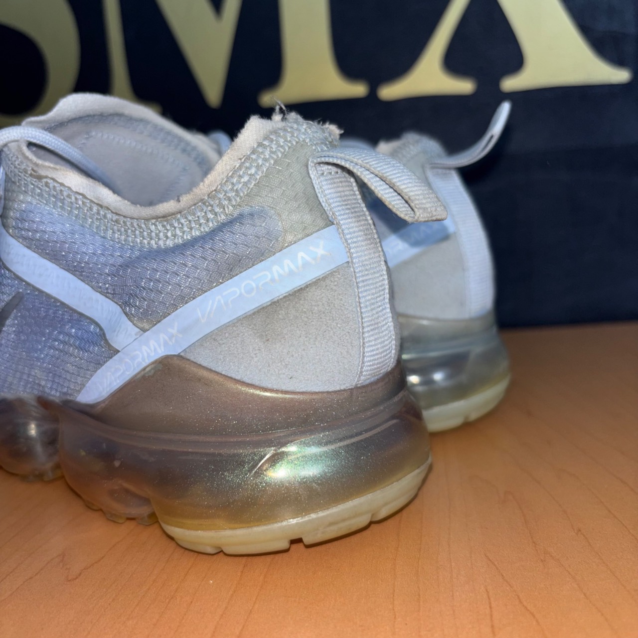 Nike Air VaporMax 2019 Blanco y gris claro · Foto 4