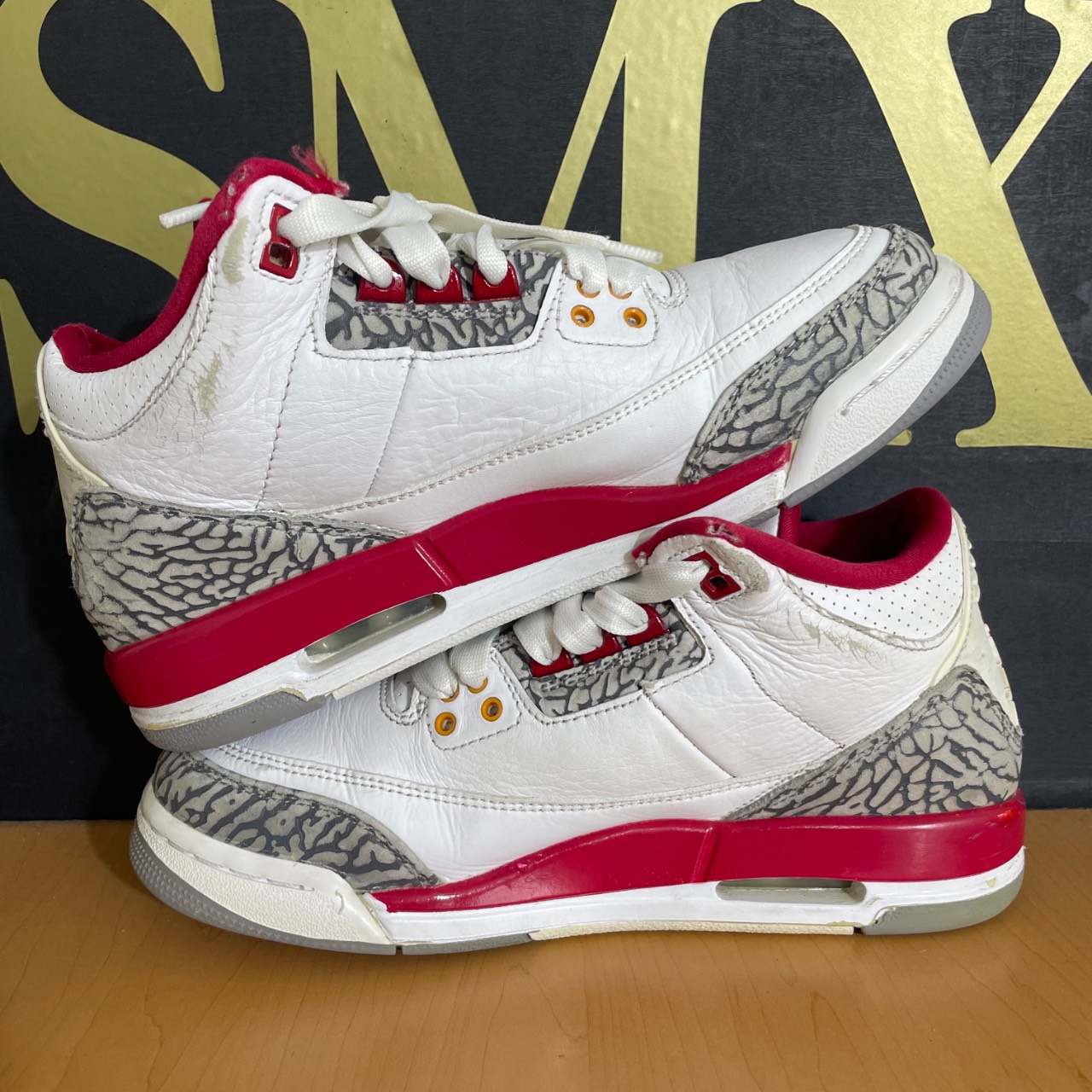 Air Jordan 3 GS White/Fire Red 'Cardinal' · Foto 3