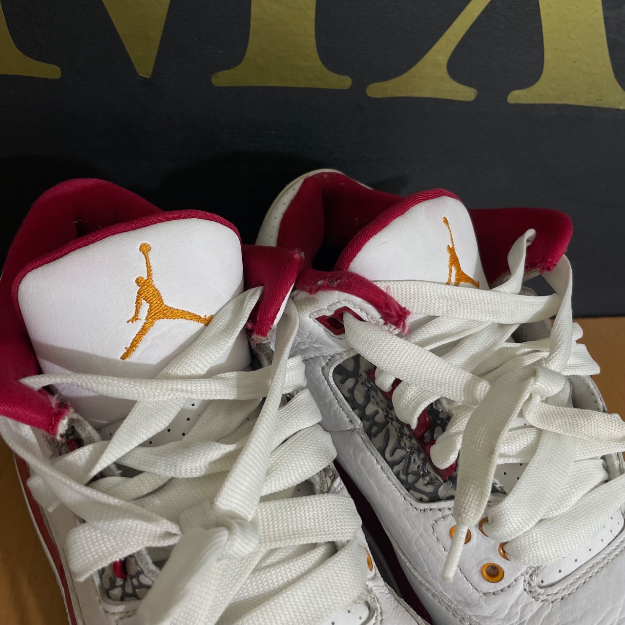Air Jordan 3 GS White/Fire Red 'Cardinal' · Foto 4