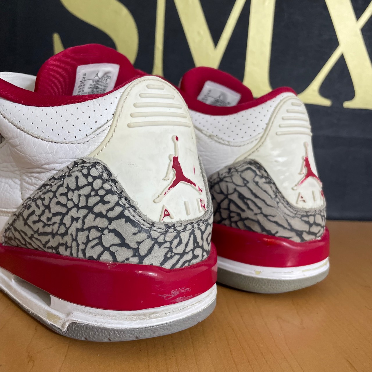 Air Jordan 3 GS White/Fire Red 'Cardinal' · Foto 5