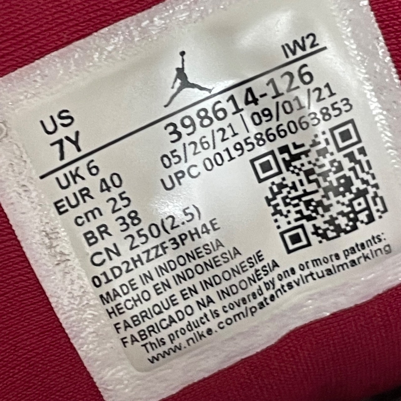 Air Jordan 3 GS White/Fire Red 'Cardinal' · Foto 6