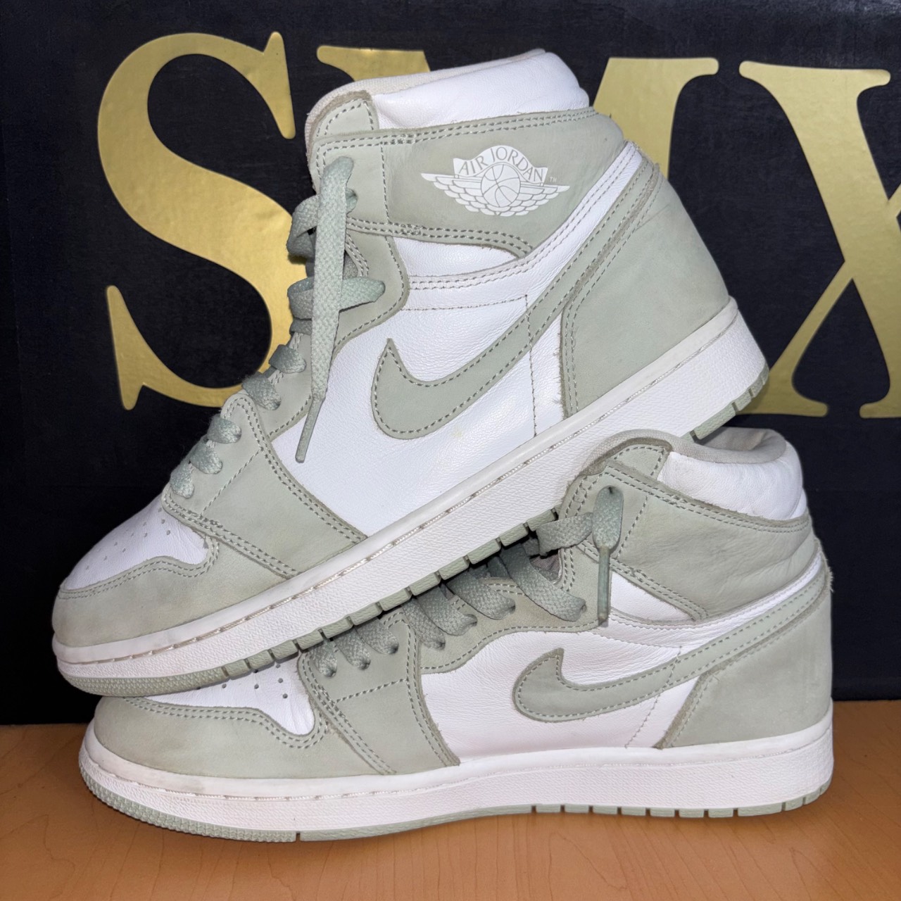 Air Jordan 1 Retro High OG Seafoam/Healing Orange/White · Foto 3