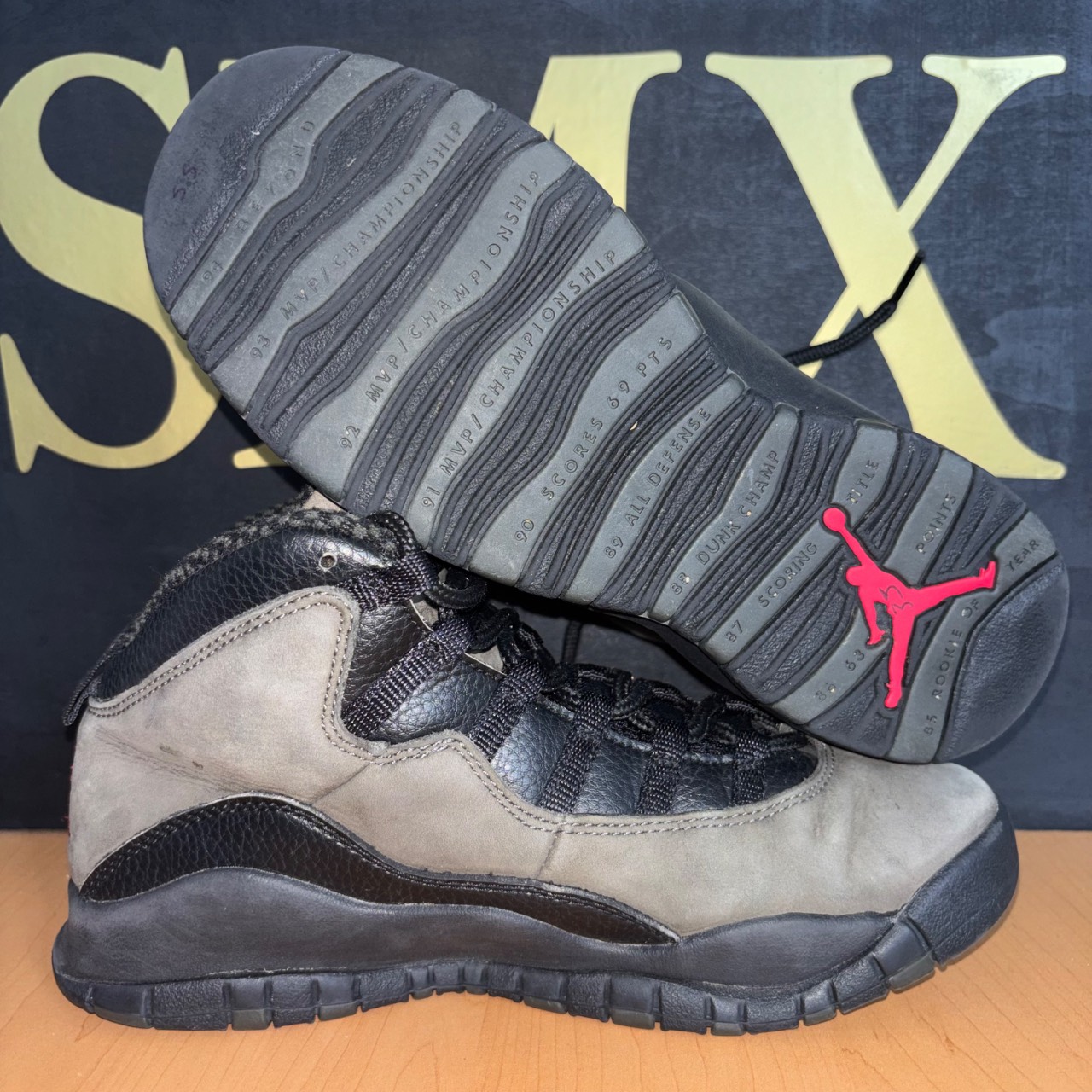 Air Jordan 10 Retro Steel Grey/Black-Red · Foto 1