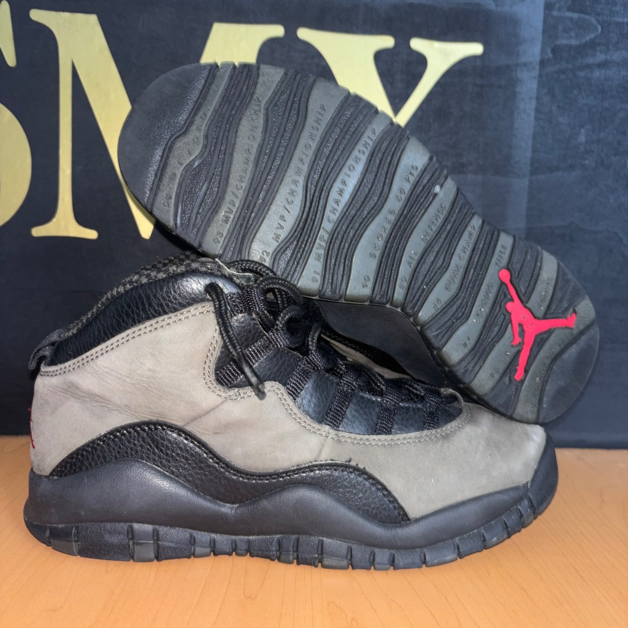 Air Jordan 10 Retro Steel Grey/Black-Red · Foto 2