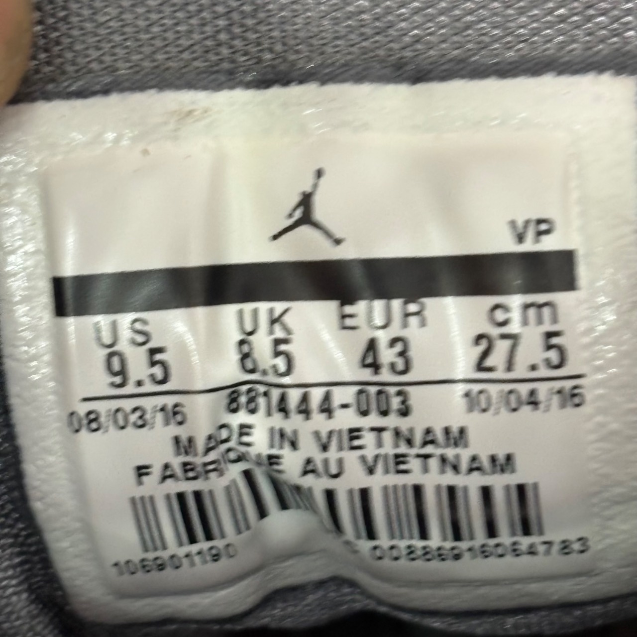 Jordan CP3.X Wolf Grey/White-Gum Yellow · Foto 6
