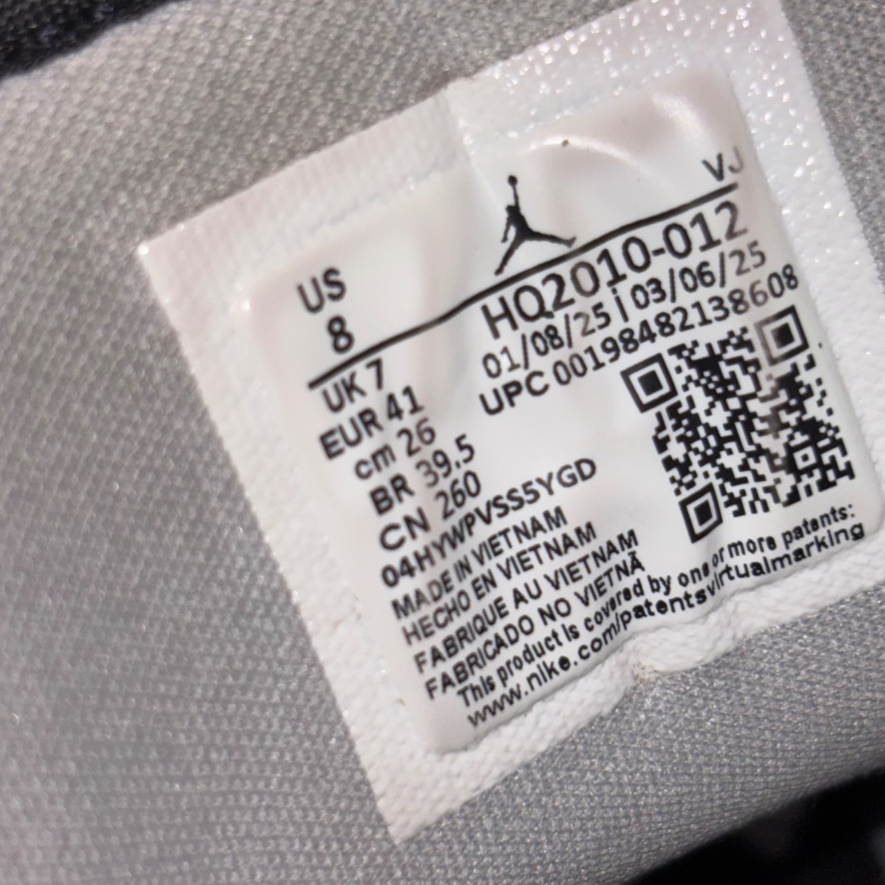 Air Jordan 1 Low SE Light Smoke Grey/Black/Sail · Foto 6