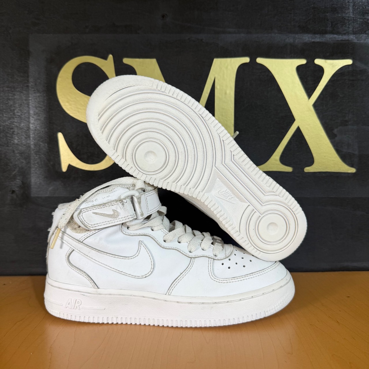Nike Air Force 1 Mid Blanco · Foto 1