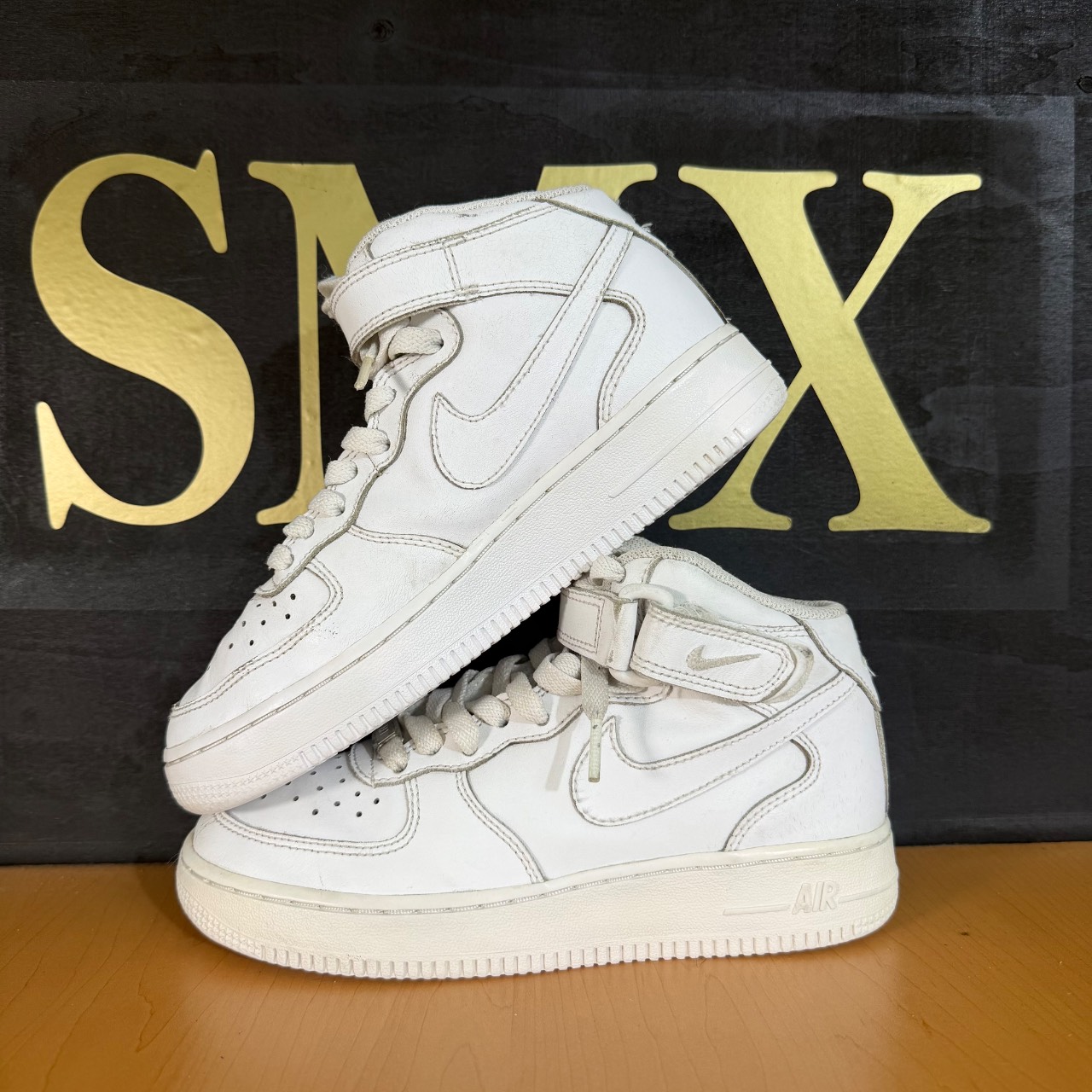 Nike Air Force 1 Mid Blanco · Foto 3
