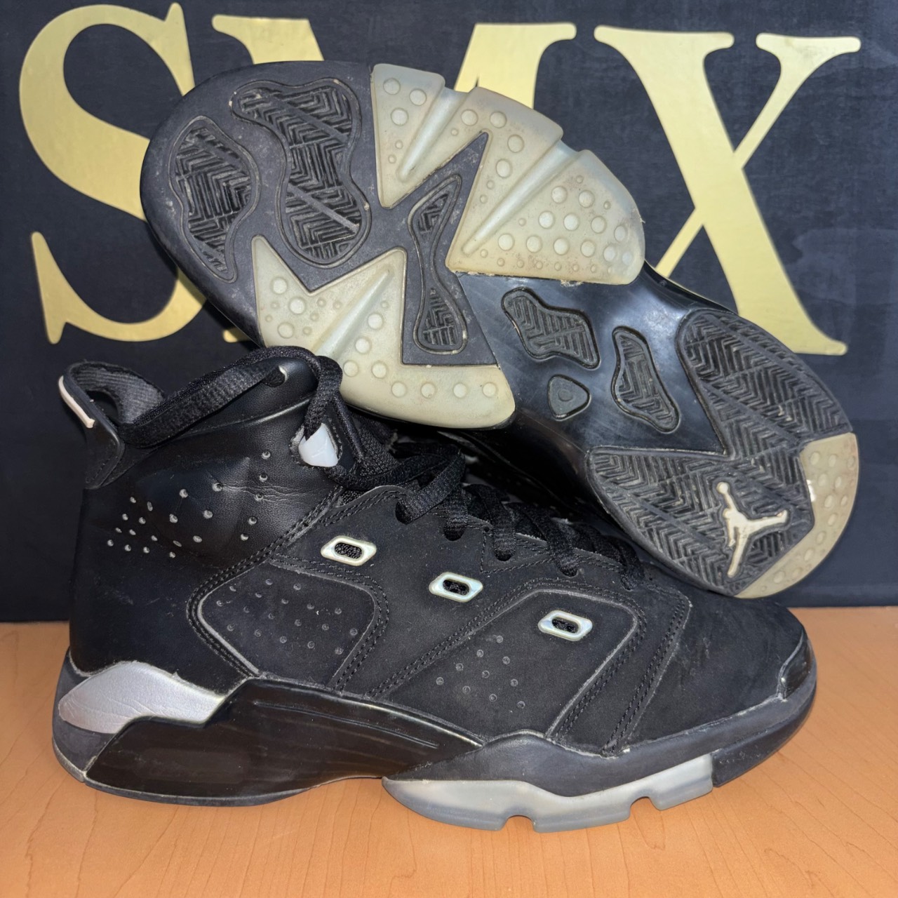 Jordan 6-17-23 Black/Black/Metallic Silver · Foto 1