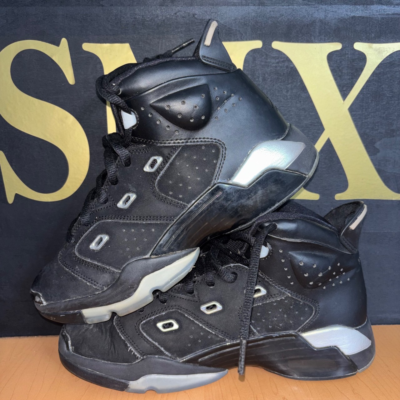 Jordan 6-17-23 Black/Black/Metallic Silver · Foto 5