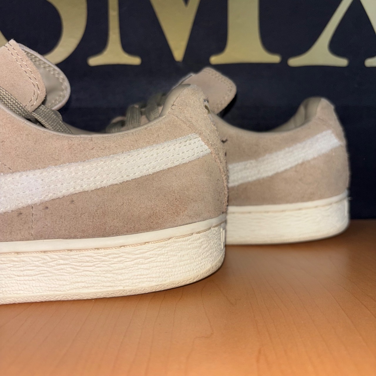 Puma Suede Classic gris claro con blanco · Foto 4