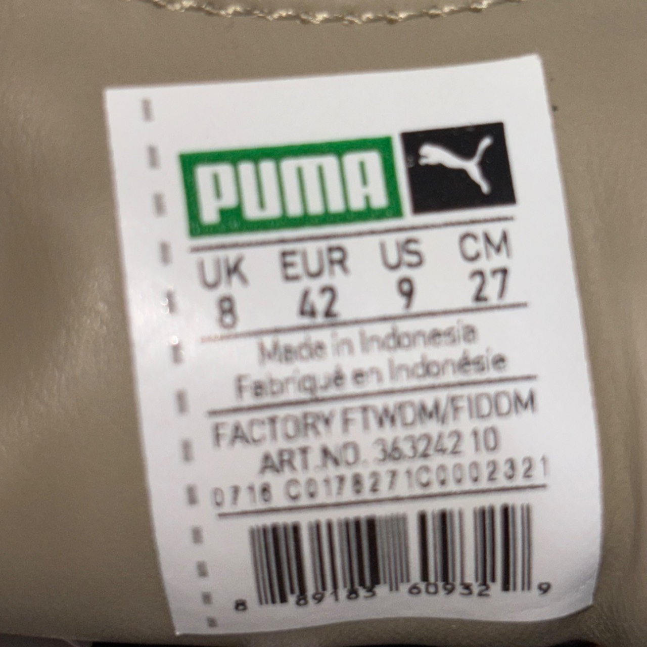 Puma Suede Classic gris claro con blanco · Foto 6