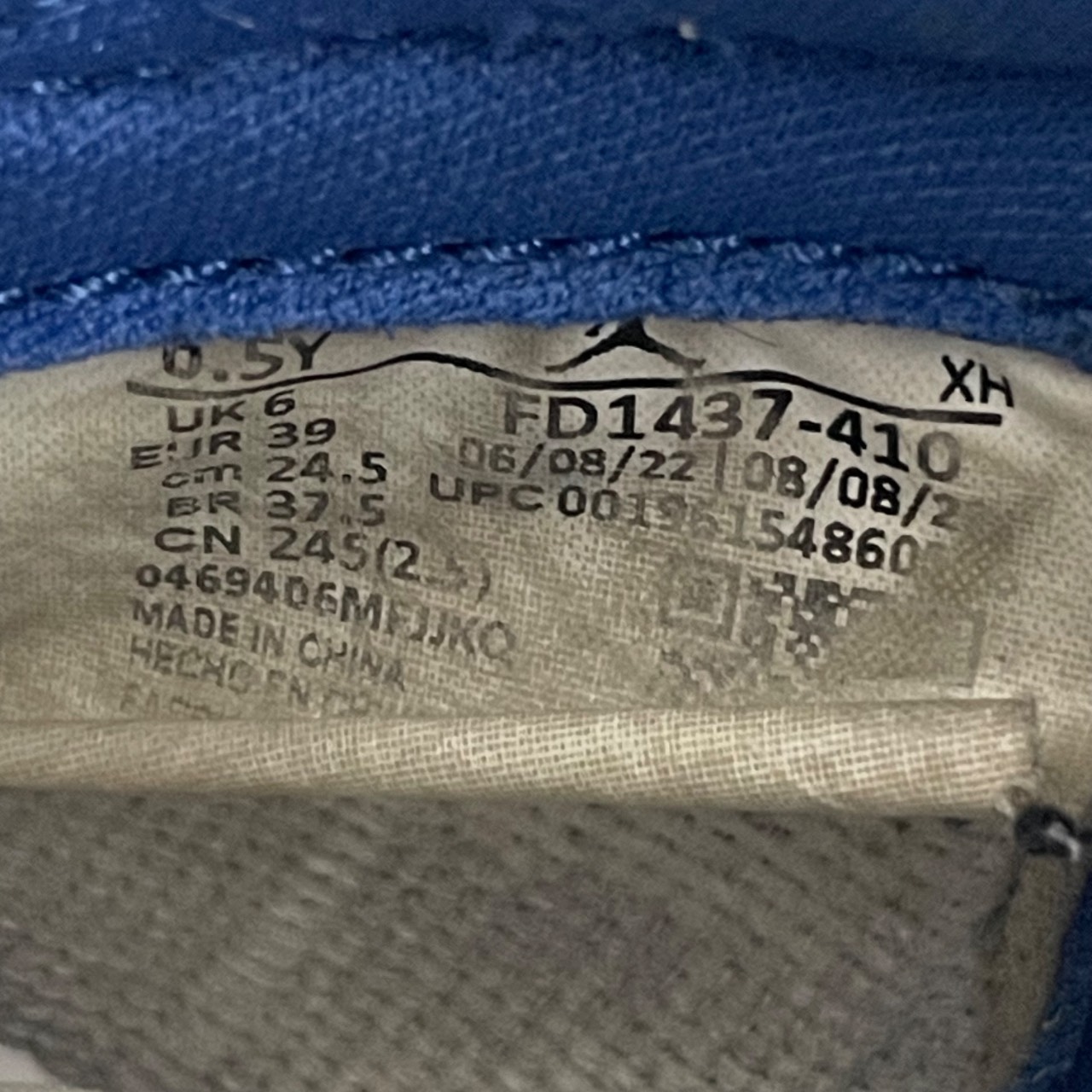 Air Jordan 1 Retro High OG GS 'True Blue' · Foto 6